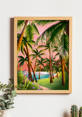 couché de soleil à Grand Anse